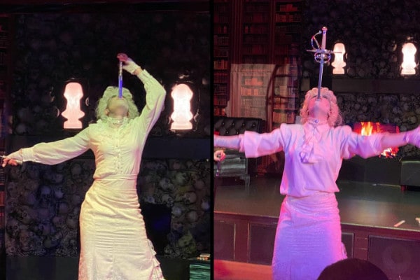 Sword swallowing